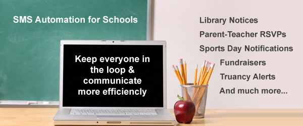 sms automation for schools